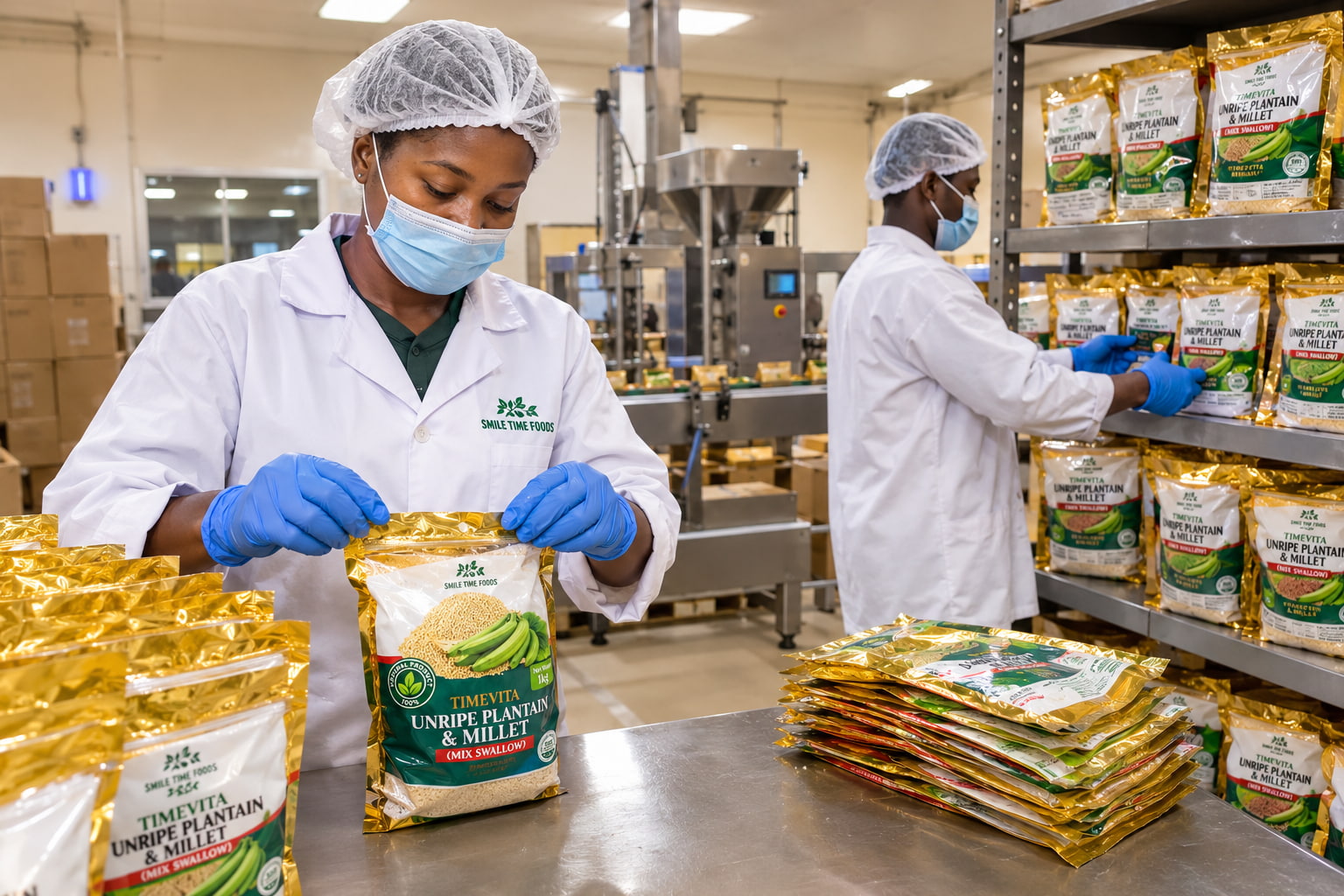 Timevita product packing and arrangement