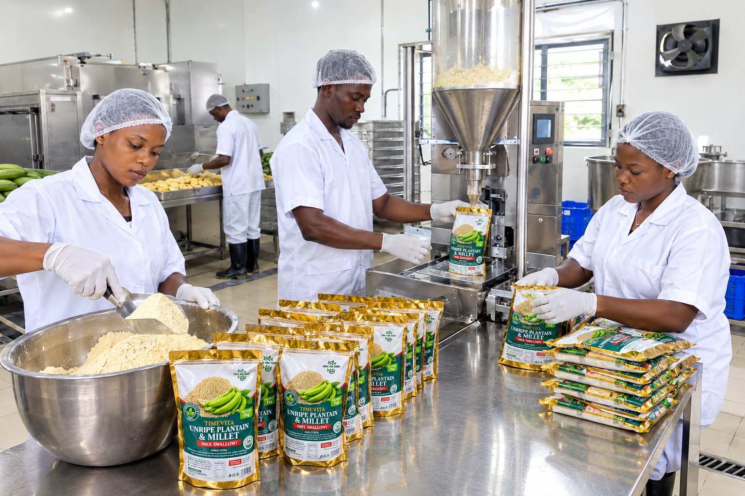 Smile Time Foods production team